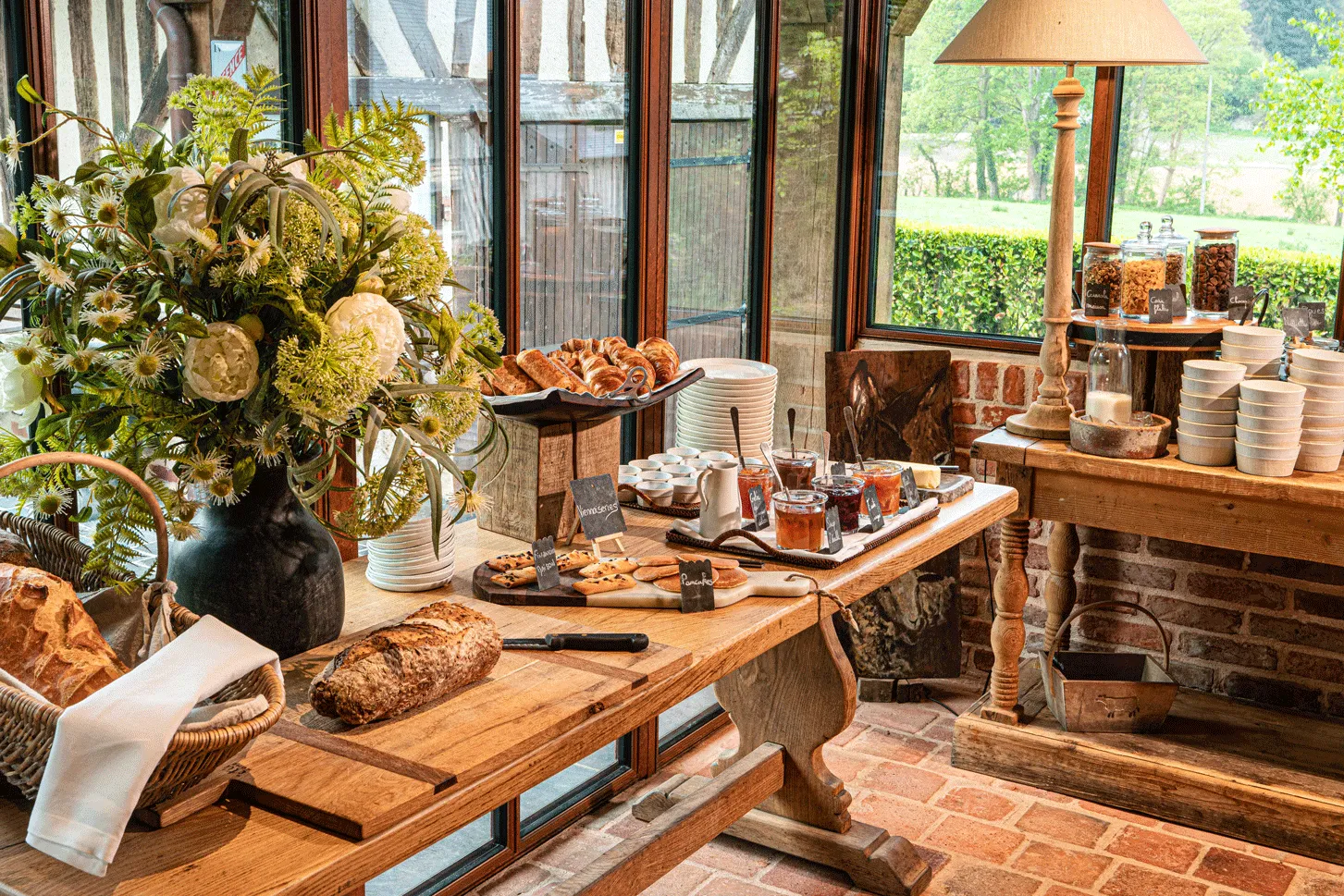 petit-déjeuner buffet