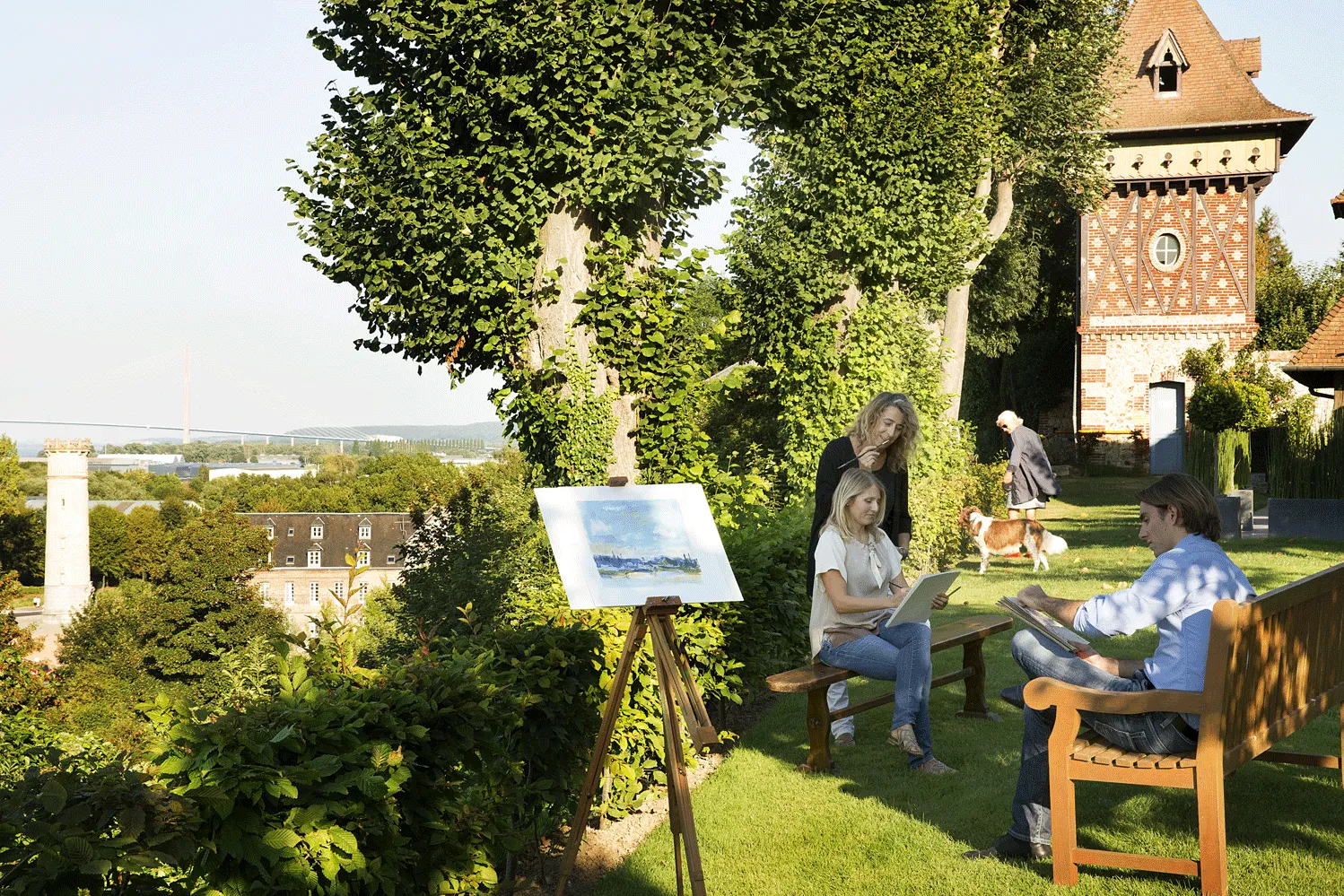 atelier de peinture La Ferme Saint-Siméon