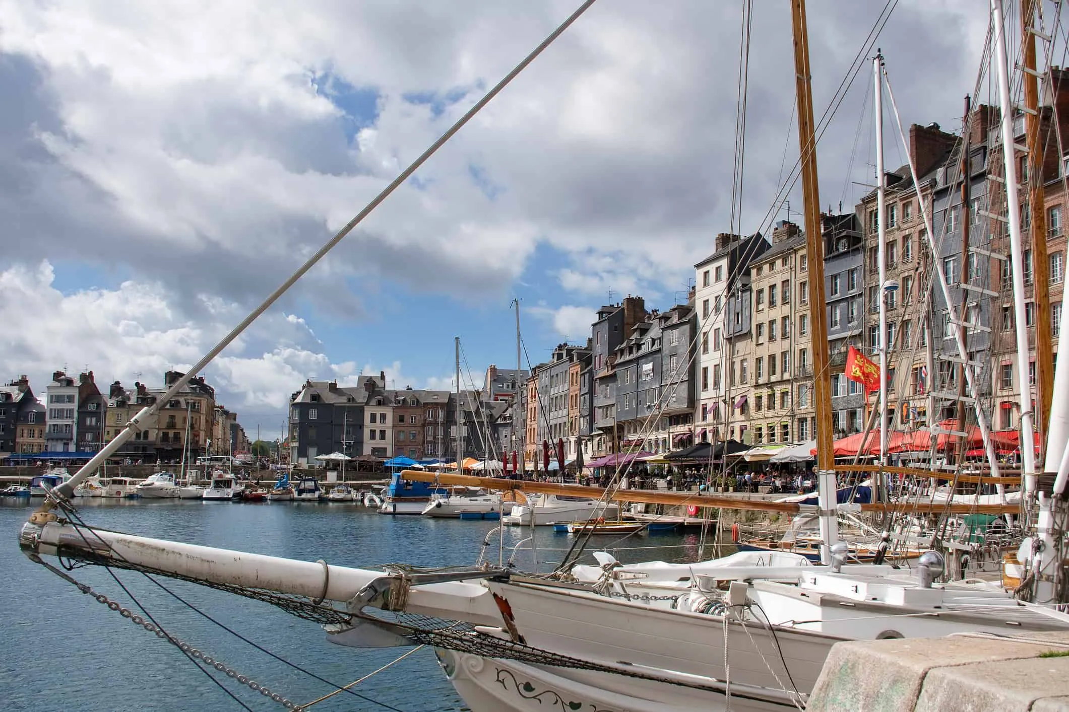 port de Deauville en Normandie