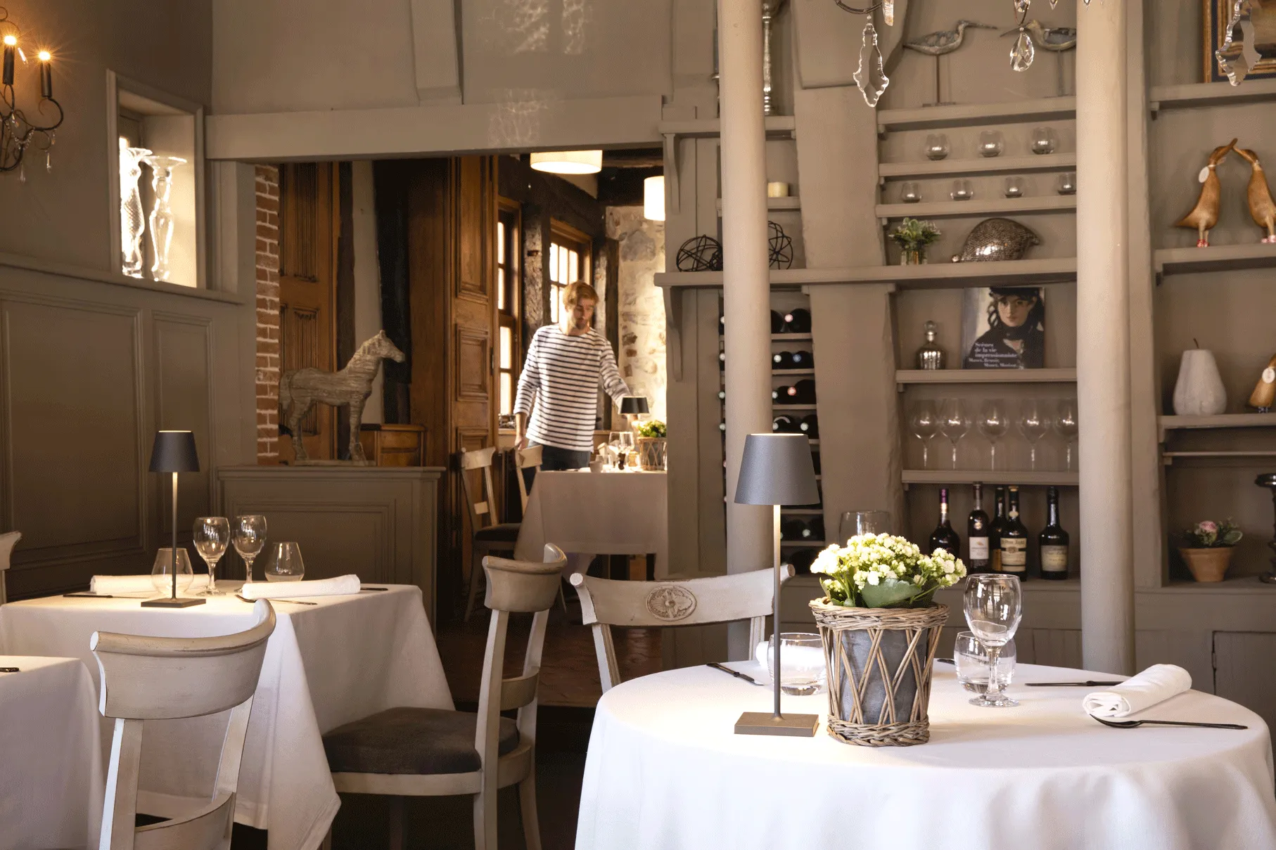 salle du restaurant Le Vieux Honfleur de la Collection Saint-Siméon