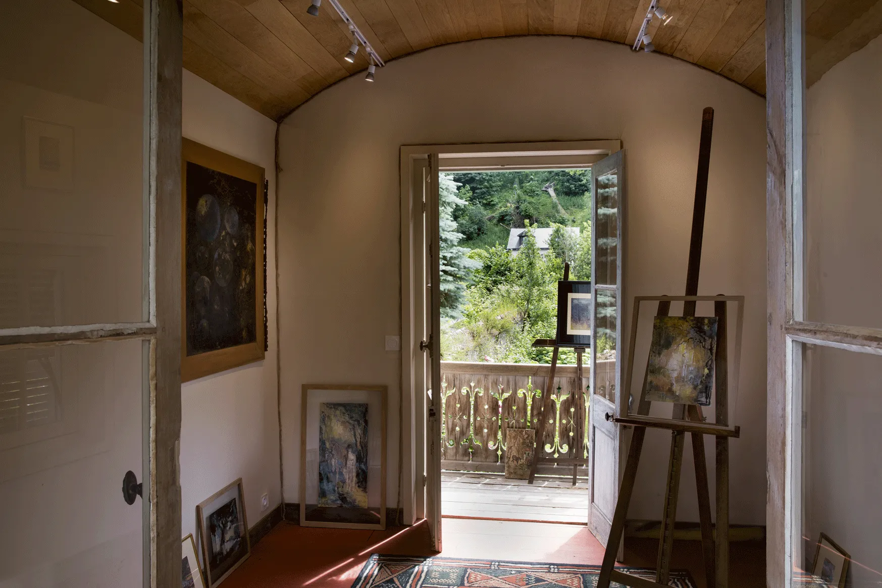 œuvres d'arts à la Ferme Saint Siméon